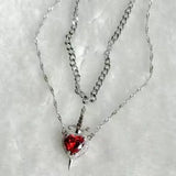 Nightlit Broken Vows Collection - Silver Sword & Ruby(Gold)