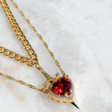 Nightlit Broken Vows Collection - Silver Sword & Ruby(Gold)
