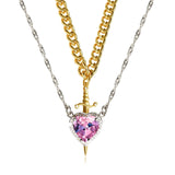 Nightlit Broken Vows Collection - Silver Sword & Ruby(Gold)