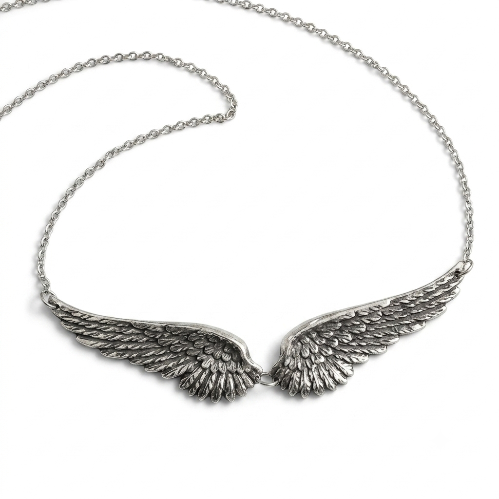 Nightlit Delicate Shadows Collection - Angel Wings Medallion